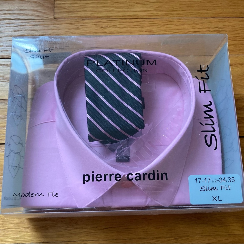 Pierre Cardin Men’s Shirts and Tie Set. Brand New in box.